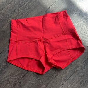 Lululemon High-Waisted Spandex Shorts